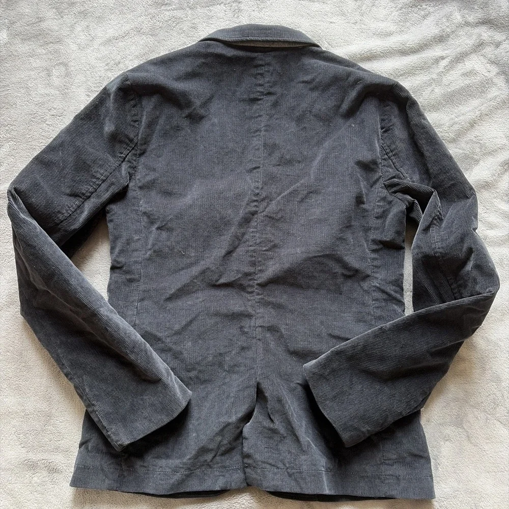 J Crew Crewcuts Ludlow Blazer Boy's 14 Jacket Sports Coat Black Corduroy Preppy